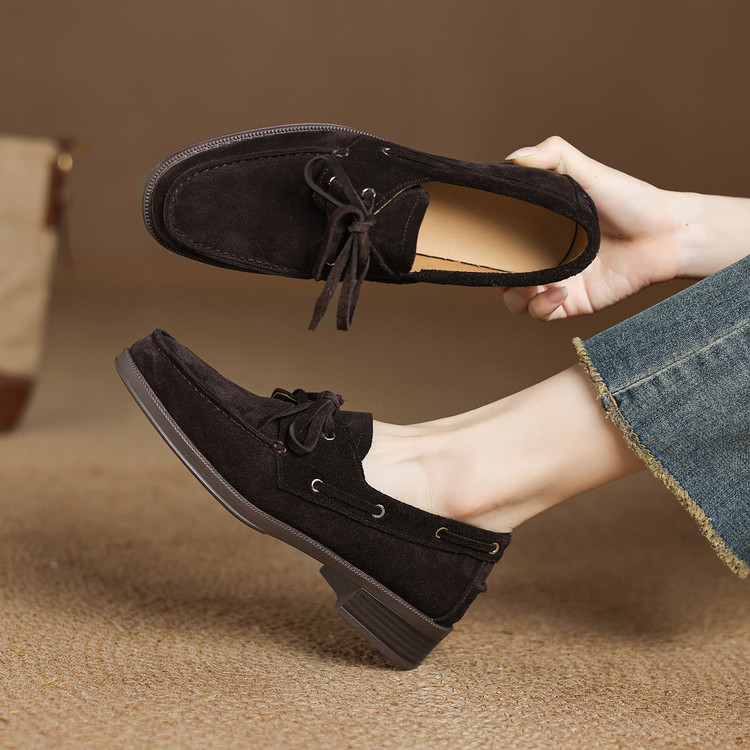 deep-mouth-flat-shoes-in-dark-brown-suede Deep Mouth Flat Shoes in Dark Brown Suede