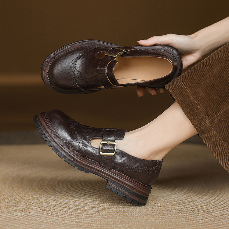 Deep Mouth Flat Shoes - Style e.html