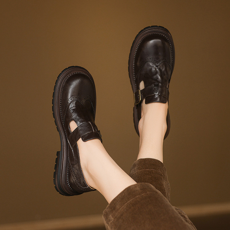 Deep Mouth Flat Shoes - Style e.html