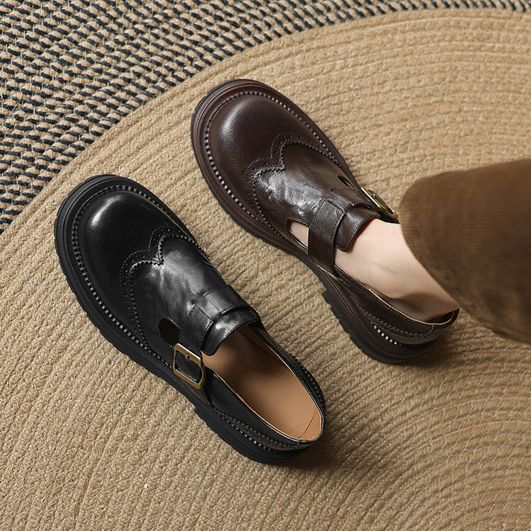 Deep Mouth Flat Shoes - Style e.html