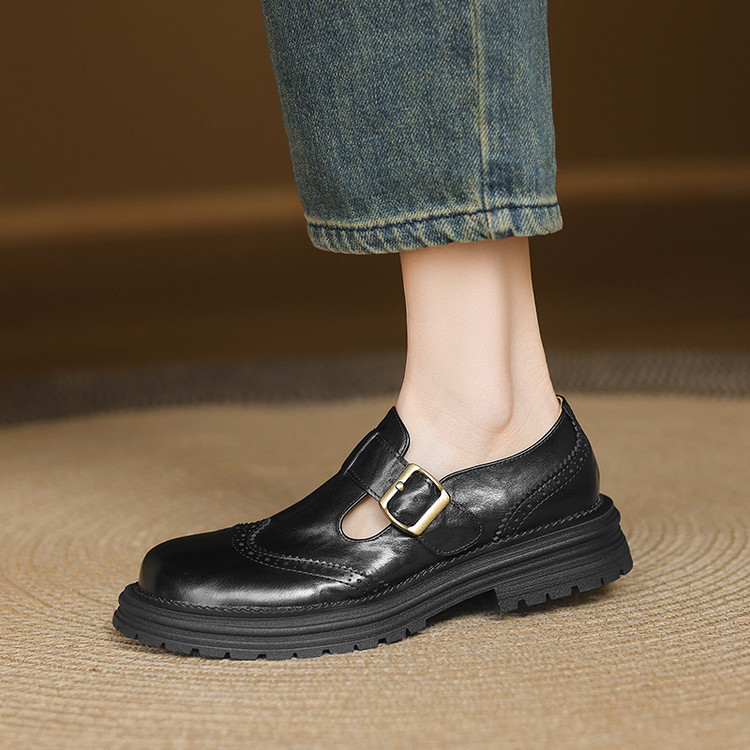 Deep Mouth Flat Shoes - Style e.html