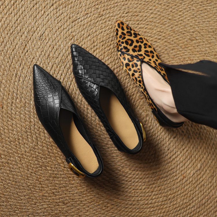 Deep Mouth Flat Shoes - Style s.html