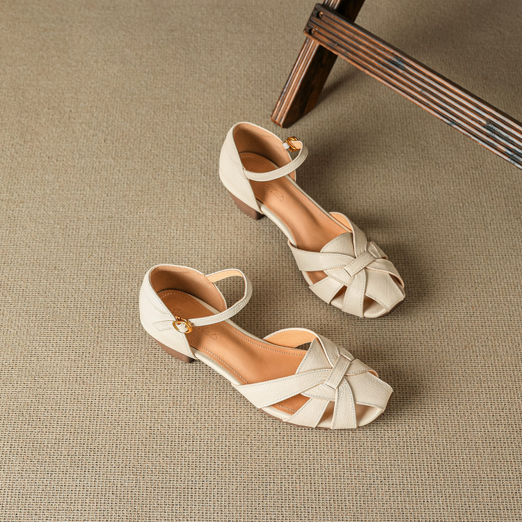 Women's Closed Toe High Heel Sandals - Square Toe Chunky Heel Summer 2026