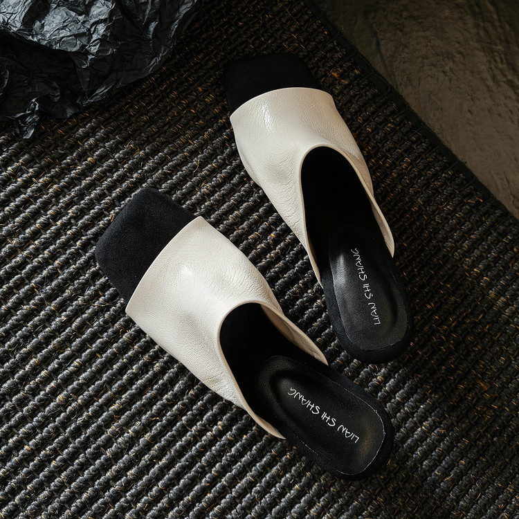 womens-one-strap-slide-sandals-sheepskin-upper-tpr-sole-mid-heel-summer-2026_3 Women's One-Strap Slide Sandals - Sheepskin Upper, TPR Sole, Mid Heel, Summer 2026