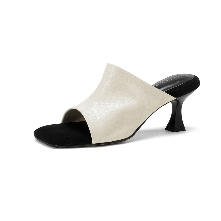 womens-one-strap-slide-sandals-sheepskin-upper-tpr-sole-mid-heel-summer-2026_4 Women's One-Strap Slide Sandals - Sheepskin Upper, TPR Sole, Mid Heel, Summer 2026